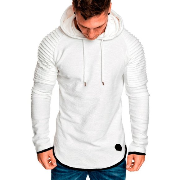 Modern Hoodie Sweatshirt Fleece Workout Gear - Picture 4 of 4